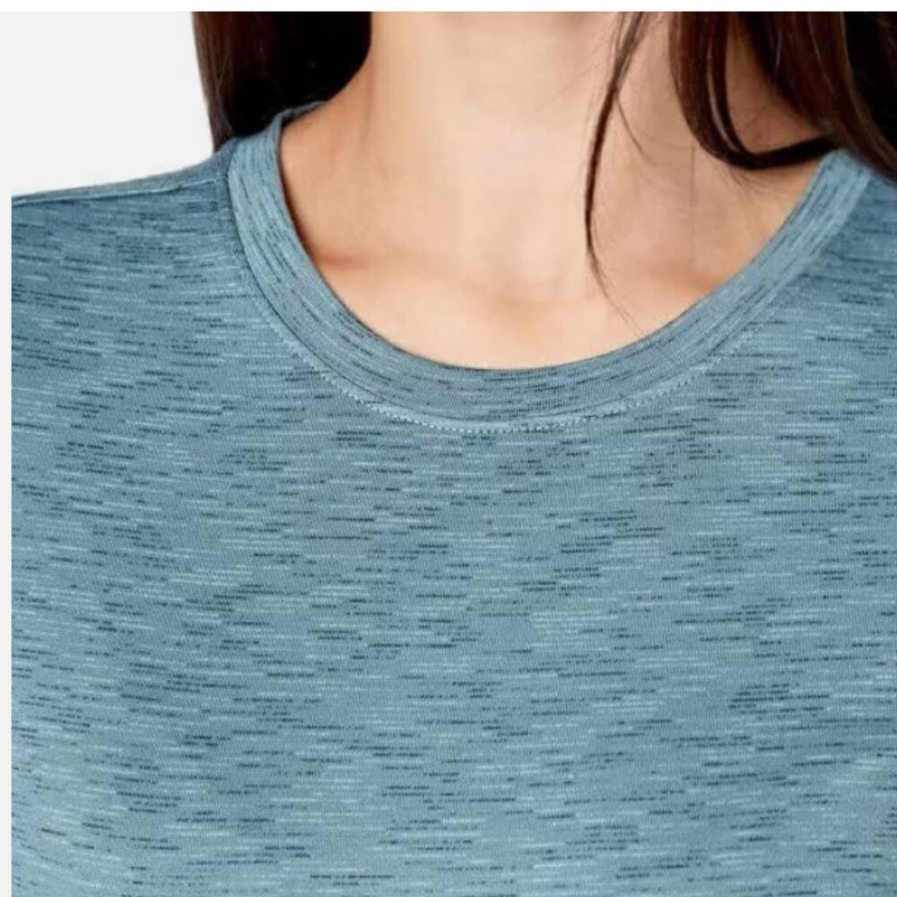 Mondetta Women's Top Size M Ladies' 2-Pack Active Tee Green - Picture 3 of 5